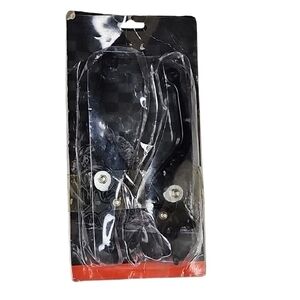 Black Motorcycle Brake and Clutch Lever Set